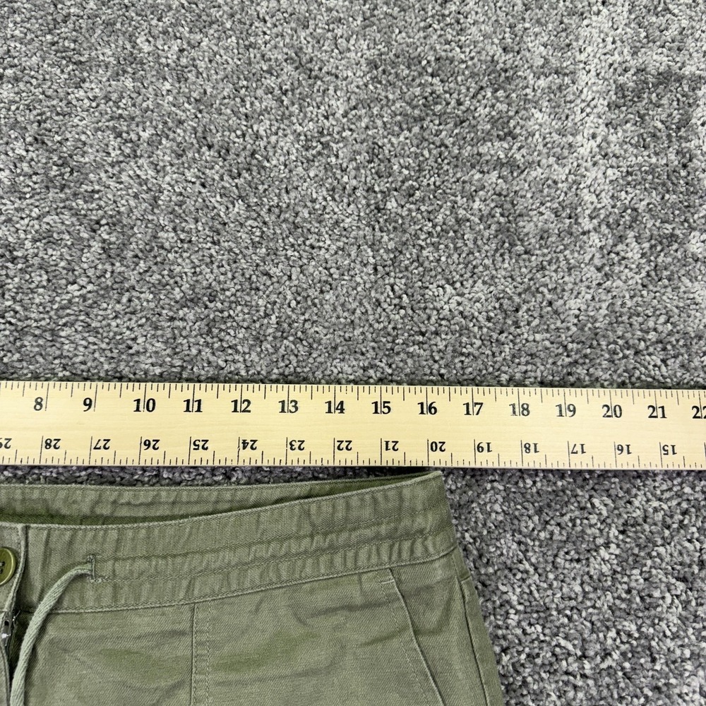 Talbots Pants Womens 8P Green Signature Chino Drawstring Casual City Pockets - Picture 3 of 8